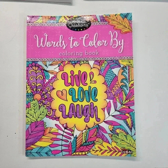 Mandalas Colorma and Words To Color By Coloring Books Casual Adult Athleisure - Picture 5 of 14